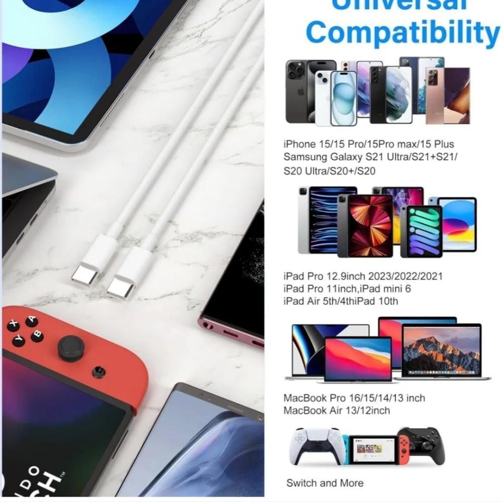 USB C to USB C Cable